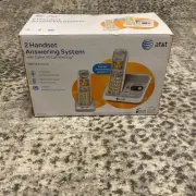AT&T EL52210 2 Handset Cordless Answering System Caller ID Call Waiting DECT 6.0