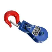 2 Ton Snatch Block 3" Sheave 3/8" Wire Rope w/Swivel Hook For Wrecker Roll Back