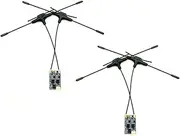 Peakloong 2PCS ELRS Dual Band Gemini Receiver 900MHz 2.4GHz ExpressLRS RX Receiver TCXO forRC FPV Long Range Drone Fixed Wing