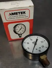 AMETEK 47738 2-1/2". P500. 0-30# LM 1/4". USG GAUGE
