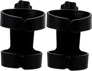 UPKOCH 2Pcs Stroller Cup Holder Water Bottle Rack Easy Install Milk Bottle Holder for Trolley Compatible with Cups Essential Supply for Travel and Outdoor Use