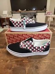 Vans Comfycush Old Skool Drop V Check Black-Red-White (VN0A3WMA48M) Sz 9.5 NEW