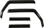 Window Visor 4Pcs Car Side Window Visor Sun Rain Deflector Weather Shield Window Guards Shelters Fit for Jeep Fit for Wrangler JL 2018-2022 (Color : for JL 4 Doors)