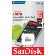 SanDisk Ultra 64GB Micro SD Card 80MB/s