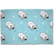Minecraft Polar Bear Fleece Blanket 100x150cm