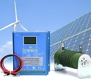 2000W/4000W/6000W/8000W/10000W Wind Solar Hybrid Charge Controller, 12V/24V/48V MPPT Charge Boost Controller for Wind Turbines with LCD Screen(48v,6000w)
