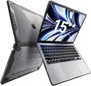 SUPCASE Unicorn Beetle Case for MacBook Air 15 Inch (2023) A2941 M2 Chip, Dual Layer Hard Shell Protective Cover for MacBook Air 15" with Touch ID (Black)