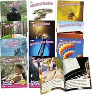 Junior Learning Decodable Readers Sound Families Long Vowels Non-Fiction Phase 5.5, Learn to Read, Easy decodable Texts, with 12 Books, for Ages 5+, Grade K