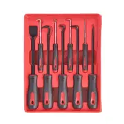 9-Piece Scraper Hook and Pick Tool Set Car Removal Tool O Rings Seals