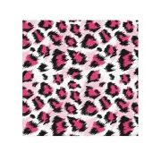 Fierce Pink Leopard Print Face Towel, Spa Day Essential, Gift for Her, Makeup