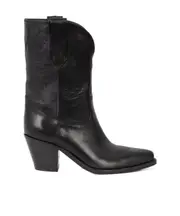 Golden Goose Deluxe Brand Low Wish Star Pointed-Toe Boots 36,37,38,39,40 black