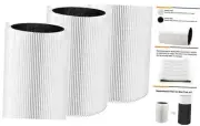 3 Pack Blue Pure 411 Filter Replacement Compatible with Blueair Blue Pure 411