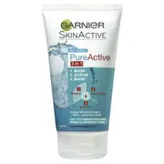 Garnier Pure Active 3 In 1 Wash 150ML