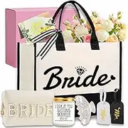 Vryxond Bridal Shower Gifts,Bride To Be Gift Box,Bachelorette Gifts for Future Mrs,Newly Engaged Engagement Party Gift Basket