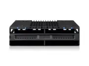 ICY DOCK MB024SP-B | Tray-less 4x 2.5" SAS/SATA SSD/HDD Mobile Rack for 5.25"
