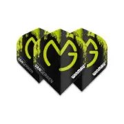 Winmau Mega MVG Black and Green 234 Dart Flights
