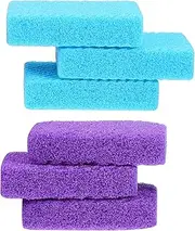 LIFKOME Foot Dead Skin Remover Set 6pcs Pumice Stone Tools Callus Remover Feet Scraping Stone for Daily Use Random Color