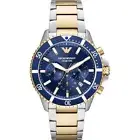 ARMANI MENS CHRONO DIVER WATCH AR11362 - CERTIFICATE -WARRANTY - RRP 389.00