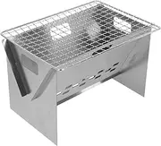 BAZEITFLOW Portable Bbq Stove Folding Grill for Outdoor Mini Camping Grill Stainless Steel Barbecue Tools Lightweight