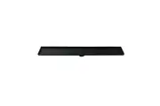 Radiant Tile Insert Linear Shower Grate - 100mm width - Matte Black - 800mm (74mm Outlet)