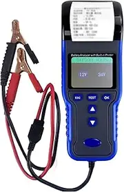 Battery Analyzer, Color Screen Car Battery Tester with Built-in Pr Thermal Pr Storage Case