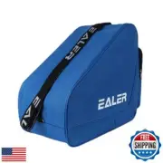 EALER Heavy-Duty Ice Hockey Skate Carry Bag, Adjustable Shoulder Strap-Blue