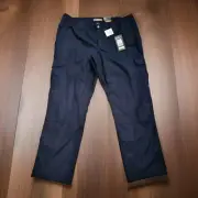 NEW! 5.11 TACTICAL RELAXED FIT WOMENS TACLITE PRO RIPSTOP BLACK PANTS 20 Regular