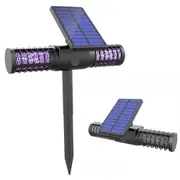 Solar Mosquito Killer, Electric Bug Zapper Outdoor, Waterproof UV Mosquito Zapper for Backyard, Patio, Home, Camping