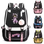 Kids Aphmau Cartoon Backpack Rucksack Student Handbag Laptop Travel Bag Gifts UK