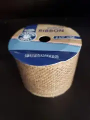 2 1/2" Plain Wide Burlap Ribbon