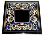 18 Inches Marble Coffee Table Top Beautiful Pattern Inlay Work Office Side Table