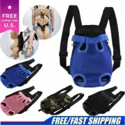 Pet Puppy Dog Cat Mesh Sling Carry Pack Backpack Carrier Travel Bag Front S-XL