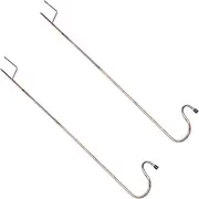 2pcs Shepherd Hooks Garden Ground Inserting Hooks Iron Outdoor Hooks Tools