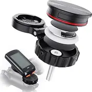 DDJ Hidden AirTag Bike Stem Cap Mount Compatible with Garmin Edge, Wahoo Elemnt, COROS, Cateye|Bryton|1-1/8"&1-1/4" Headset|Waterproof Anti-Theft Air Tag Holder for GPS Cycling/Bike Computer Mount