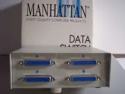 DB25 Manual Two Way A/B Crossover Rotary Dial Data Switch (# 20933)