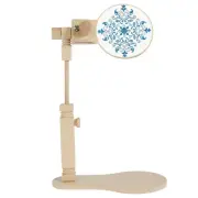 Wooden Embroidery Stand Adjustable Embroidery Hoop Stand Hands-Free Cross qiiZH