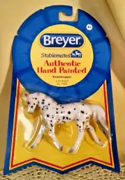 BREYER STABLEMATES KNABSTRUPPER SER 5908 1:32 SCALE NEW 2013 NOS WHITE BLACK.