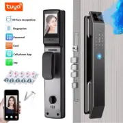 3D Face Smart Door Security Lock Camera with Fingerprint Password Keypad