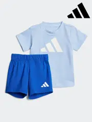 adidas Blue Essentials T-Shirt Set Infant Kids (E66811) | $53