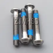 4pcs M5 x 30 mm Titanium Ti Screw Bolt Allen Hex Socket Button Head ThreadLocker