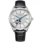 [Citizen] Mechanical Automatic Watch Waterproof Silver Open Heart NH9111-11B Men