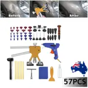 57Pc Auto Car Body Repair Hammer Panel Dent Beating Lifter Tools Damage Removal
