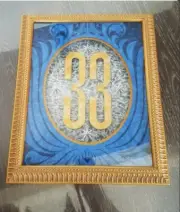 Disneyland CLUB 33 Dave Avanzino Shadow Box Framed Disneyland NIB w/ COA Rare