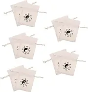OSOLADY 10pcs Skipping Rope Storage Bags Linen Jewelry Storage Bags Sachet for Presents Mini Present Pouch Small Burlap Bags Elegant Jewelry Pouches Sachet Bag DIY Fabric