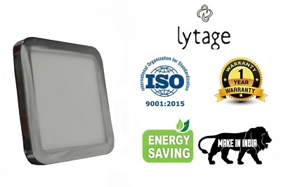 LED Panel 15W White Light Down Facing Lamp For Office With Silver Frame