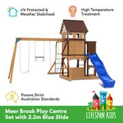Lifespan Kids Meer Brook Play Centre Set with 2.2m Blue Slide