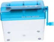 KAILIKETIY Manual Hand Shredder for Home and Office Portable Shredding Tool with Wastebasket Easy to Use for School and Desktop Accessories