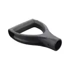 1Pcs Shovel Handle D Grip,32mm/1.26" In Dia PVC Spade Snow Shovel Black Antiskid