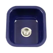 Houzer PCB-1750 Porcela 15-5/8" Undermount Single Basin Porcelain - Blue