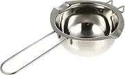 DECORNIJIA Handmade Soap Melting Pot for DIY Crafts Reliable Waxing Bowl Container with Long Handle for Soap and Candle Making Safe Practical Kitchen Tool for Birthdays
